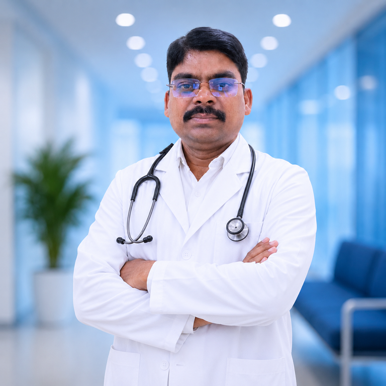 Portrait of Dr Nenavath Balveer Singh, Pulmonology specialist at Wellness Hospitals
